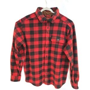 Venado Shirt Mens Large‎ Flannel Fleece Button Down Plaid Outdoors Shacket